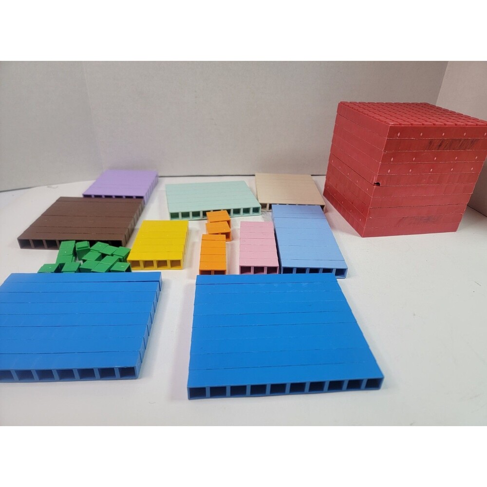 Math-U-See Integer Block Kit Manipulatives Homeschool Math Lot Incomplete - Picture 3 of 6